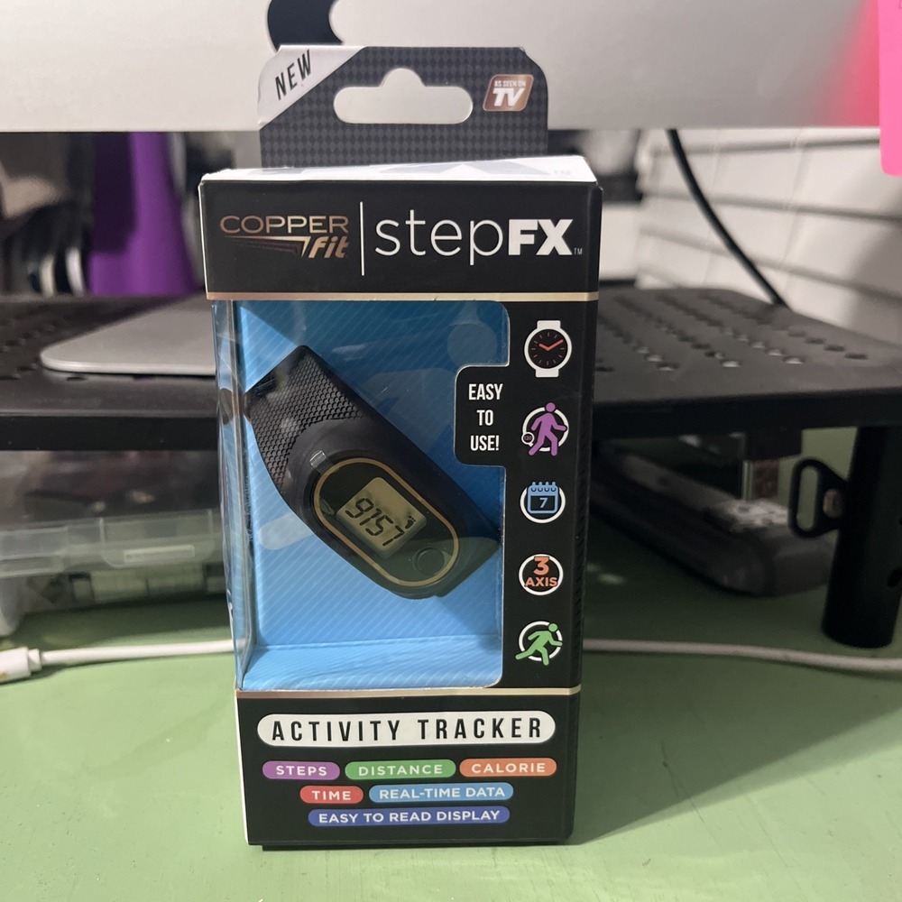 Copper Fit Step FX Activity Tracker Black Watch Unisex